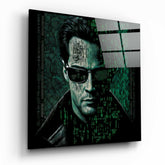 Matrix Glass Wall Art  || Designer Collection - Insigne Art